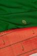 Muniya Silk Butta Green Saree