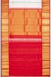 Kanchipuram Silk Vertical Lines Multicolor Saree
