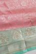 Kanchipuram Silk Brocade Pink Saree