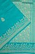 Banarasi Katan Silk Butta Blue Saree