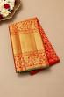 Kanchipuram Silk Brocade Red Saree