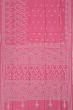 Phulia Cotton Hand Embroidery Pink Saree