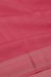 Maheswari Cotton Plain Pink Saree