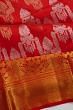 Kanchipuram Silk Brocade Red Saree