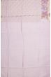 Soft Tussar Jacauard And Jaal Pink Saree With Printed Border