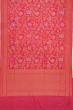 Banarasi Silk Jamdani Jaal Pink Saree