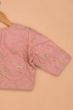 Tussar Readymade Padded Pastel Pink Blouse