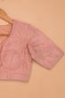 Tussar Readymade Padded Pastel Pink Blouse