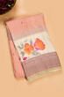 Banarasi Tussar Georgette Butta Peach Saree