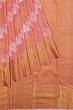 Kanchipuram Silk Leheriya Jaal Pink Saree