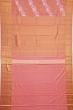 Kanchipuram Silk Leheriya Jaal Pink Saree