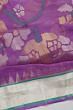 Ponduru Handspun Cotton All Over Jamdani Lavender Saree