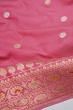 Banarasi Silk Butta Pink Saree