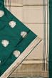 Banarasi Silk Butta Bottle Green Saree