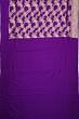 Banarasi Silk Kadwa Jaal Violet Saree