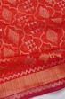 Banarasi Cotton All Over Jamdani Rakthambari Red Saree