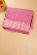 Banarasi Satin Mashru Silk Brocade Pink Saree