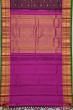 Kanchipuram Silk Checks And Butta Purple Saree