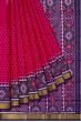Pochampally Silk Ikat Pink Saree