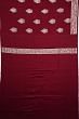 Banarasi Silk Butta Maroon Saree