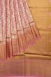 Kanchipuram Silk Tissue Brocade Pink Saree