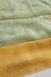 Kanchipuram Silk Tissue Brocade Pastel Blue Saree