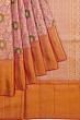 Kanchipuram Silk Brocade Pink Saree