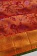 Kanchipuram Silk TIssue Brocade Red Saree