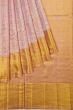 Kanchipuram Silk Tissue Brocade Lavender Saree