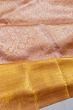 Kanchipuram Silk Tissue Brocade Pink Saree