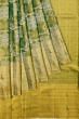 Kanchipuram Silk Tissue Brocade Green Saree