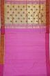 Paithani Silk Tissue Butta Magenta Pink Saree