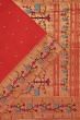 Paithani Silk Butta Red Saree