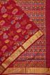 Uppada Silk All Over Jamdani Maroon Saree