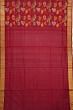 Uppada Silk All Over Jamdani Maroon Saree