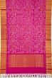 Uppada Silk All Over Jamdani Rani Pink Saree