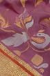 Ponduru Handspun Cotton All Over Jamdani Jaal Onion Pink Saree