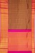 Kanchipuram Silk Brocade Burgundy Saree