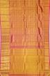 Kanchipuram Silk Tissue Checks And Butta Pink Saree