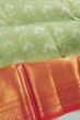 Kanchipuram Silk Brocade Pastel Green Saree