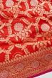 Banarasi Silk Kadwa Jaal Red Saree