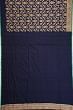 Banarasi Silk Kadwa Jaal Dark Blue Saree