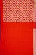 Banarasi Silk Kadwa Jangla And Butta Red Saree