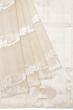 Banarasi Kora Organza Kadwa Jaal Off White Saree