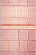 Kanchipuram Silk Tissue Diagonal Lines And Brocade Pastel Pink Saree