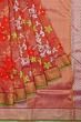 Zari Kota Cotton Tissue All Over Jamdani Red Saree