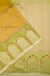 Banarasi Organza Jaal Yellow Saree With Silk Big Border