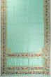 Parsi Gara X Banarasi Silk Plain Sea Green Saree