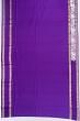 Parsi Gara Banarasi Silk Plain Violet Saree