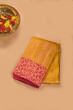Taranga Kanchi Silk Tissue Brocade Yellow Saree